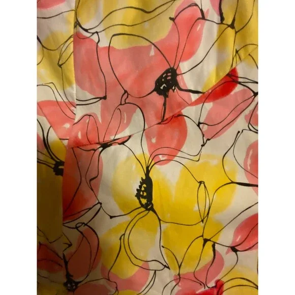 George Stretch Floral Skirt Size 8  Fun! Funky! Wild!  Flower Power!! - Picture 5 of 5